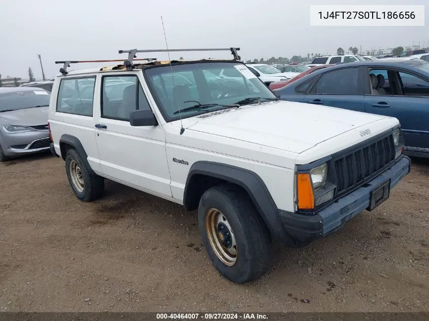 1996 Jeep Cherokee Se VIN: 1J4FT27S0TL186656 Lot: 40464007