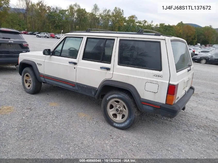 1996 Jeep Cherokee Sport/Classic VIN: 1J4FJ68S1TL137672 Lot: 40545048