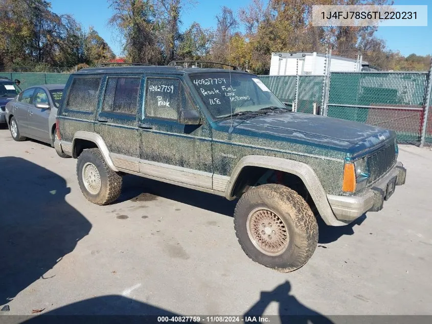 1996 Jeep Cherokee Country VIN: 1J4FJ78S6TL220231 Lot: 40827759