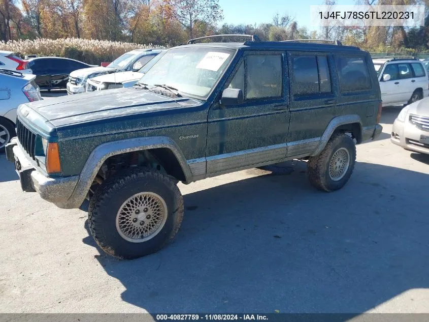 1996 Jeep Cherokee Country VIN: 1J4FJ78S6TL220231 Lot: 40827759