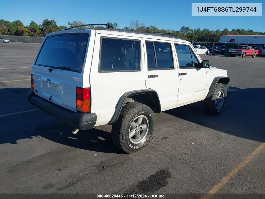 1996 Jeep Cherokee Sport/Classic VIN: 1J4FT68S6TL299744 Lot: 40828445