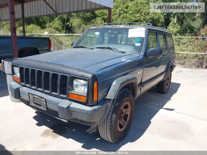 1997 Jeep Cherokee Sport VIN: 1J4FT68S8VL547169 Lot: 40262404