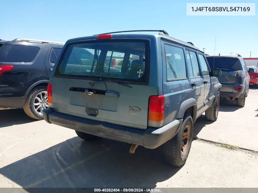 1997 Jeep Cherokee Sport VIN: 1J4FT68S8VL547169 Lot: 40262404