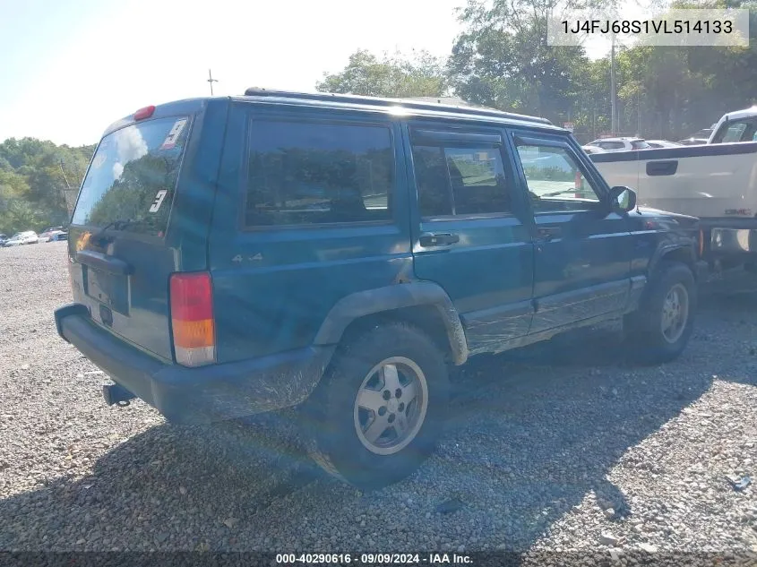 1997 Jeep Cherokee Sport VIN: 1J4FJ68S1VL514133 Lot: 40290616