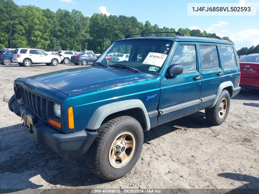 1997 Jeep Cherokee Sport VIN: 1J4FJ68S8VL502593 Lot: 40369632