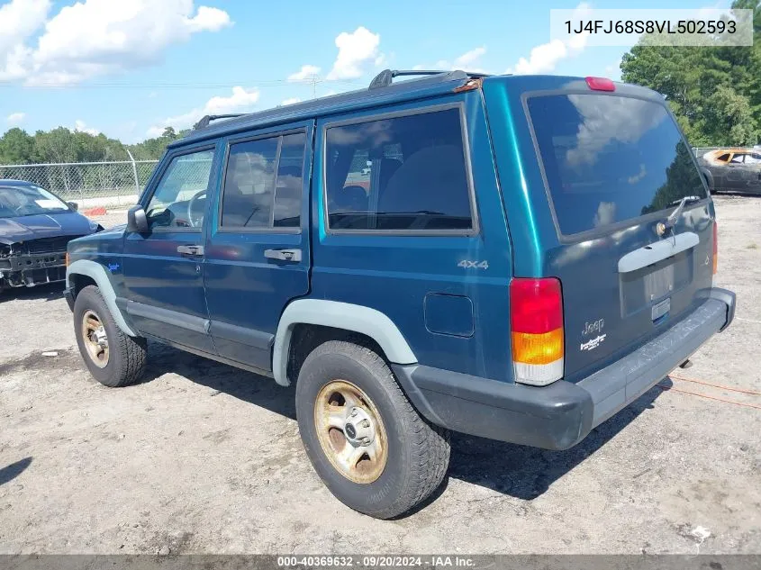 1997 Jeep Cherokee Sport VIN: 1J4FJ68S8VL502593 Lot: 40369632