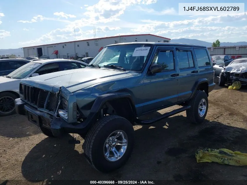 1997 Jeep Cherokee Sport VIN: 1J4FJ68SXVL602789 Lot: 40396668