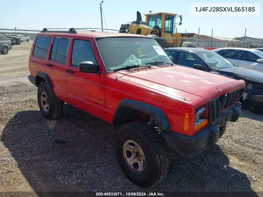 1997 Jeep Cherokee Se VIN: 1J4FJ28SXVL565185 Lot: 40533871