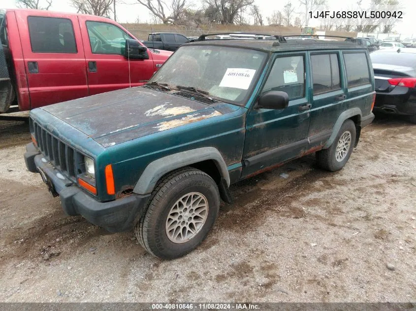 1997 Jeep Cherokee Sport VIN: 1J4FJ68S8VL500942 Lot: 40810846