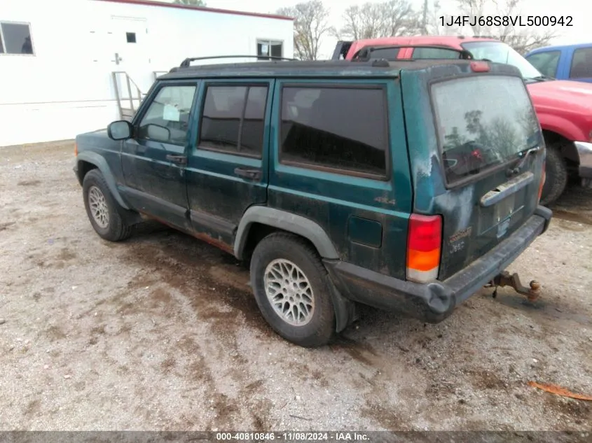 1997 Jeep Cherokee Sport VIN: 1J4FJ68S8VL500942 Lot: 40810846