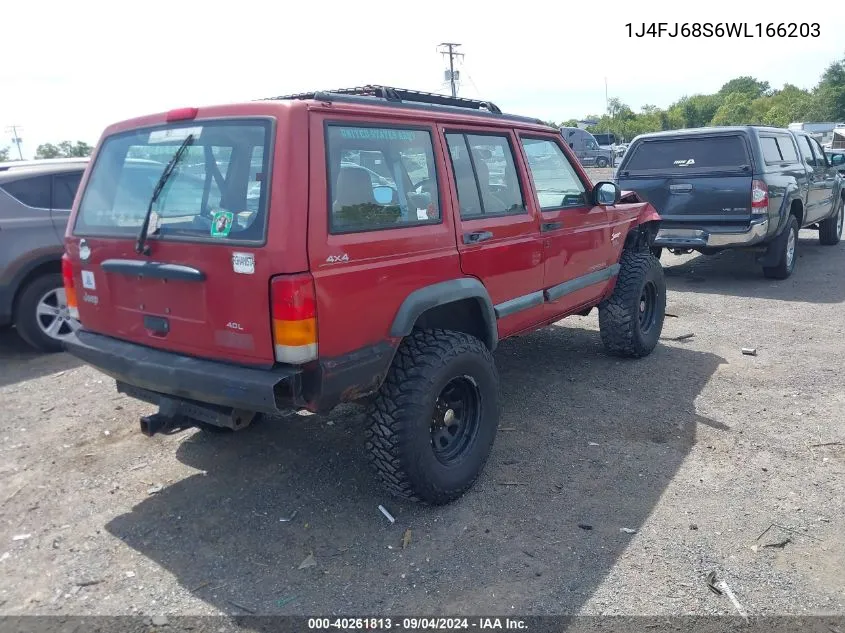 1J4FJ68S6WL166203 1998 Jeep Cherokee Classic/Limited/Sport