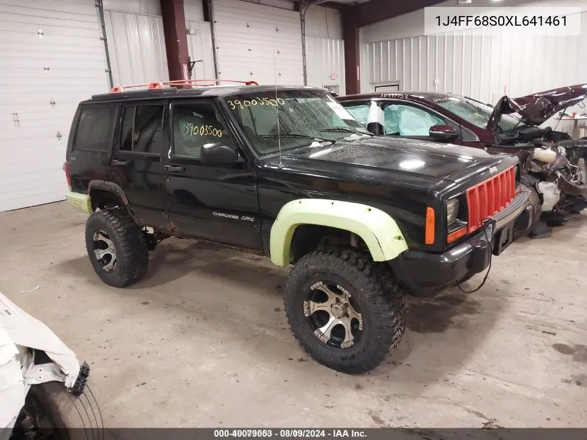 1999 Jeep Cherokee Classic/Sport VIN: 1J4FF68S0XL641461 Lot: 40079053