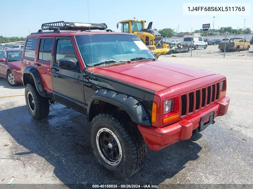 1J4FF68S6XL511765 1999 Jeep Cherokee Classic/Sport