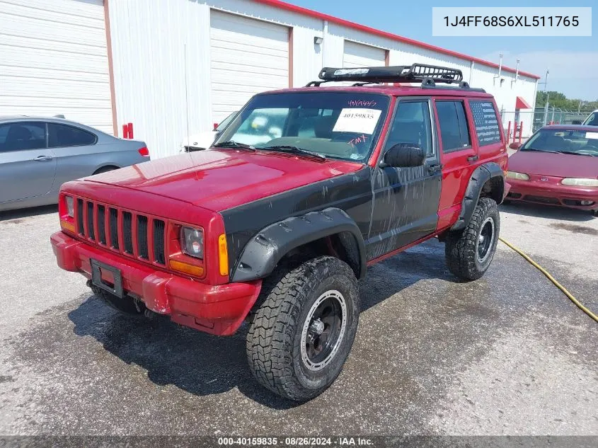 1999 Jeep Cherokee Classic/Sport VIN: 1J4FF68S6XL511765 Lot: 40159835