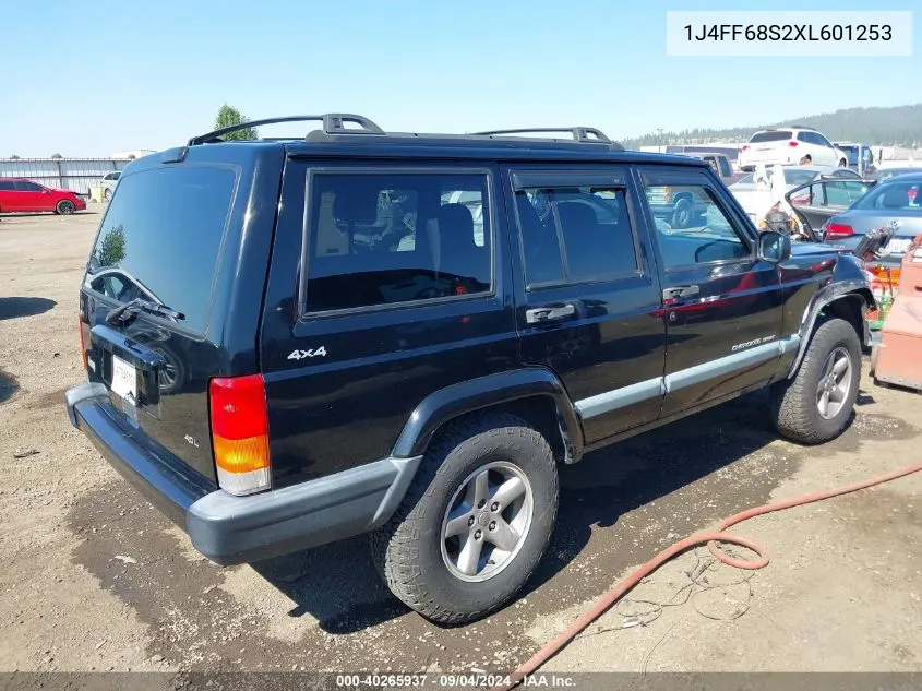 1999 Jeep Cherokee Classic/Sport VIN: 1J4FF68S2XL601253 Lot: 40265937