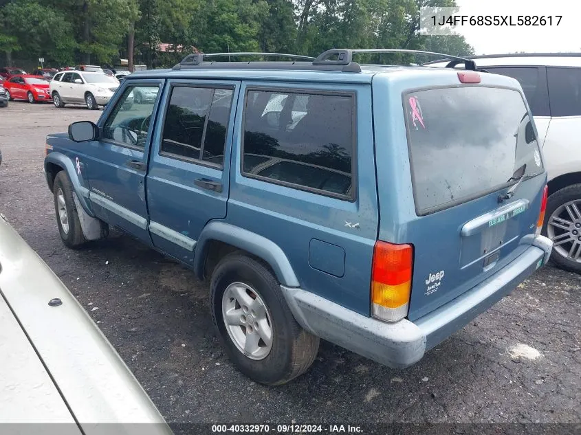 1999 Jeep Cherokee Classic/Sport VIN: 1J4FF68S5XL582617 Lot: 40332970