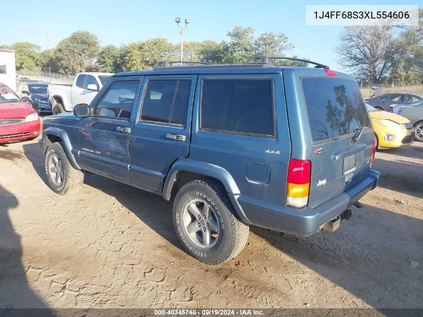 1999 Jeep Cherokee Classic/Sport VIN: 1J4FF68S3XL554606 Lot: 40345740