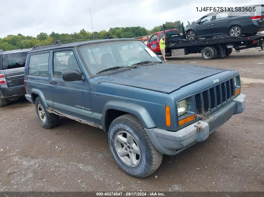 1J4FF67S1XL583605 1999 Jeep Cherokee Sport