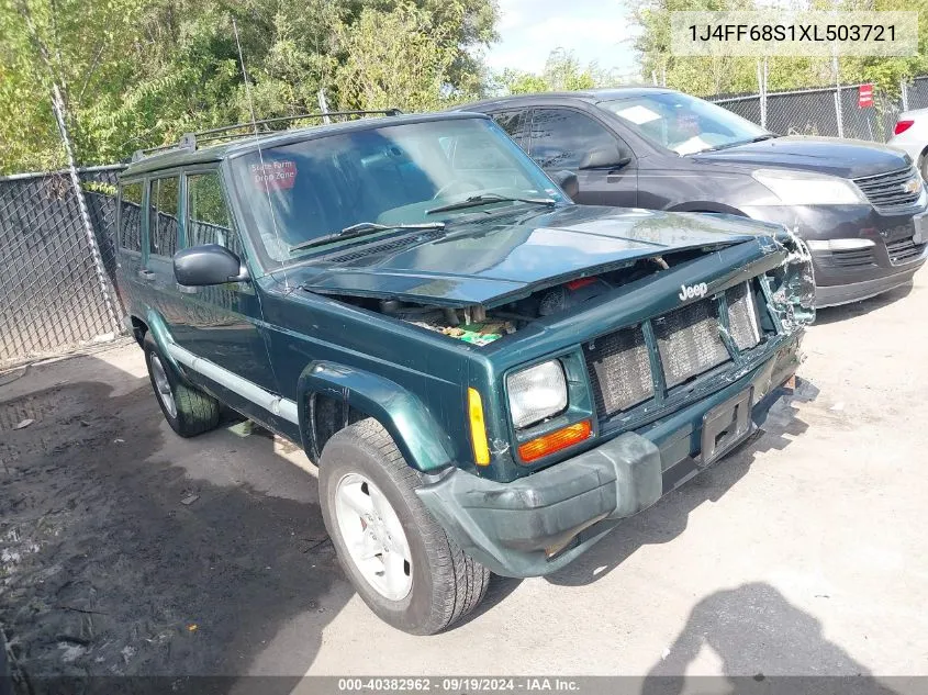 1999 Jeep Cherokee Classic/Sport VIN: 1J4FF68S1XL503721 Lot: 40382962