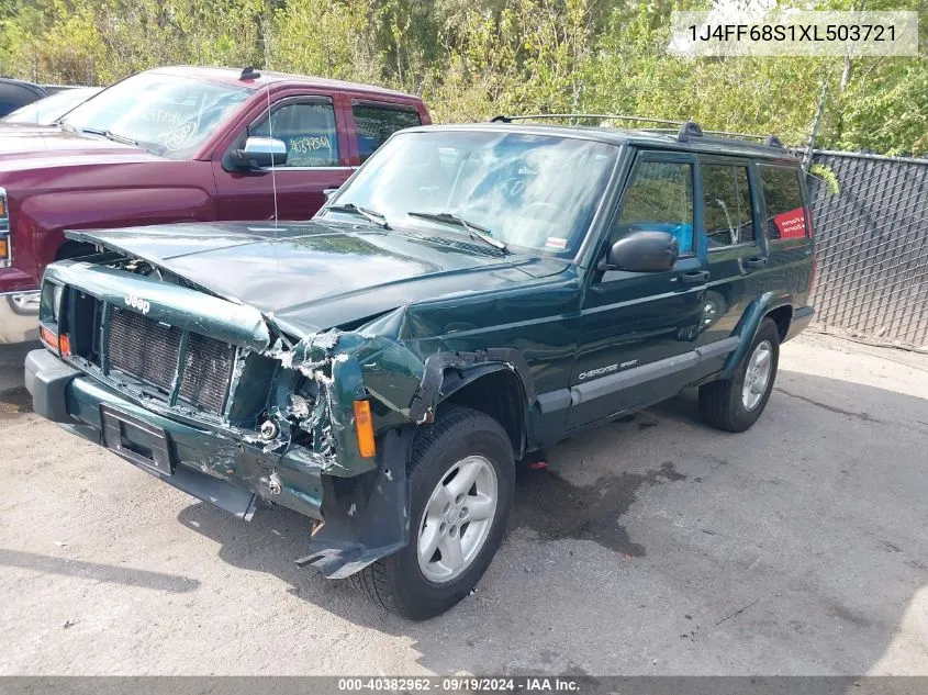 1999 Jeep Cherokee Classic/Sport VIN: 1J4FF68S1XL503721 Lot: 40382962