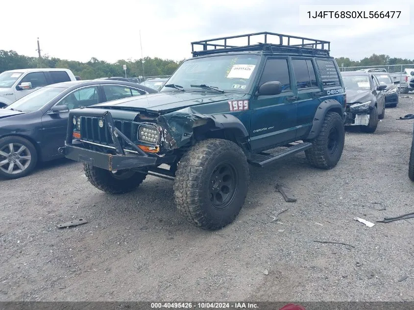 1999 Jeep Cherokee Classic/Sport VIN: 1J4FT68S0XL566477 Lot: 40495426