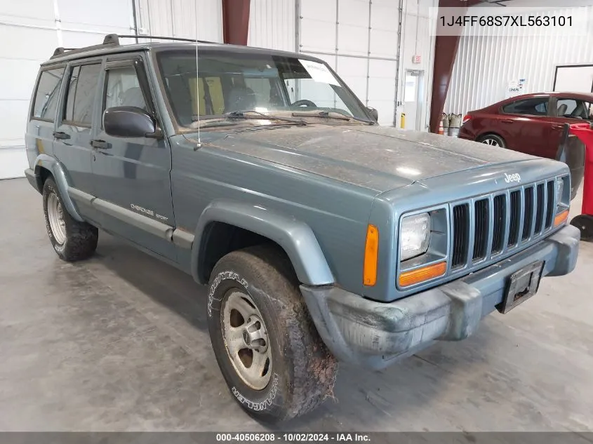 1999 Jeep Cherokee Classic/Sport VIN: 1J4FF68S7XL563101 Lot: 40506208