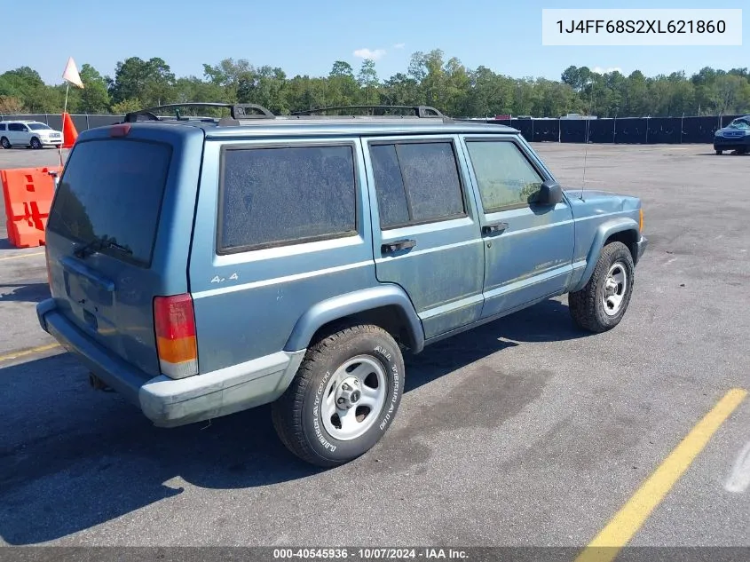 1999 Jeep Cherokee Classic/Sport VIN: 1J4FF68S2XL621860 Lot: 40545936