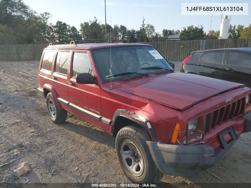 1999 Jeep Cherokee Sport/Classic VIN: 1J4FF68S1XL613104 Lot: 40582202