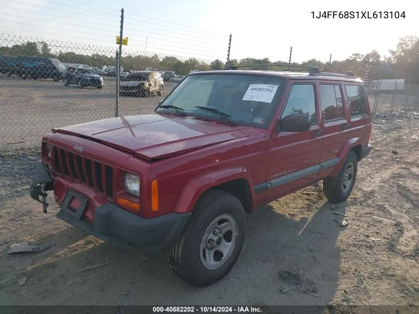 1999 Jeep Cherokee Sport/Classic VIN: 1J4FF68S1XL613104 Lot: 40582202