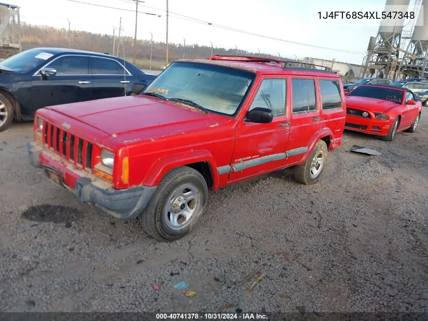 1999 Jeep Cherokee Classic/Sport VIN: 1J4FT68S4XL547348 Lot: 40741378