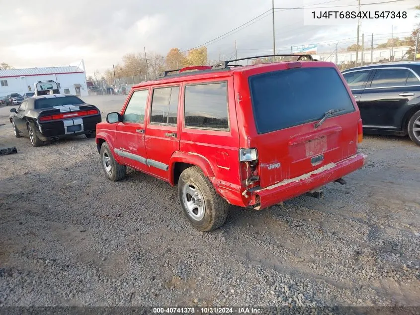 1999 Jeep Cherokee Classic/Sport VIN: 1J4FT68S4XL547348 Lot: 40741378