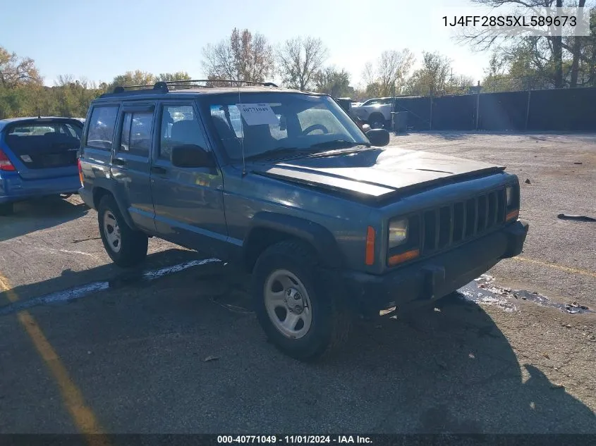 1999 Jeep Cherokee Se VIN: 1J4FF28S5XL589673 Lot: 40771049