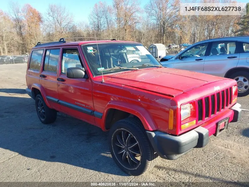 1999 Jeep Cherokee Classic/Sport VIN: 1J4FF68S2XL627738 Lot: 40820035