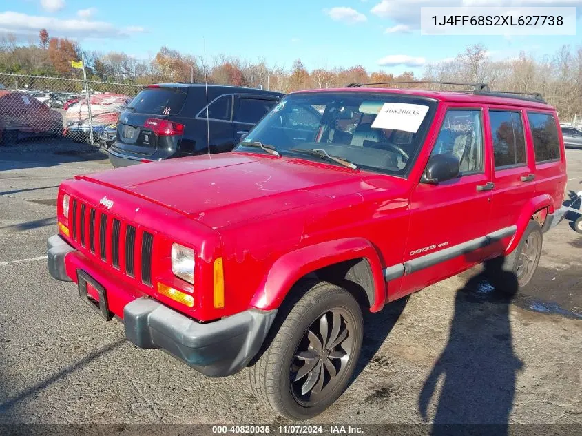 1999 Jeep Cherokee Classic/Sport VIN: 1J4FF68S2XL627738 Lot: 40820035