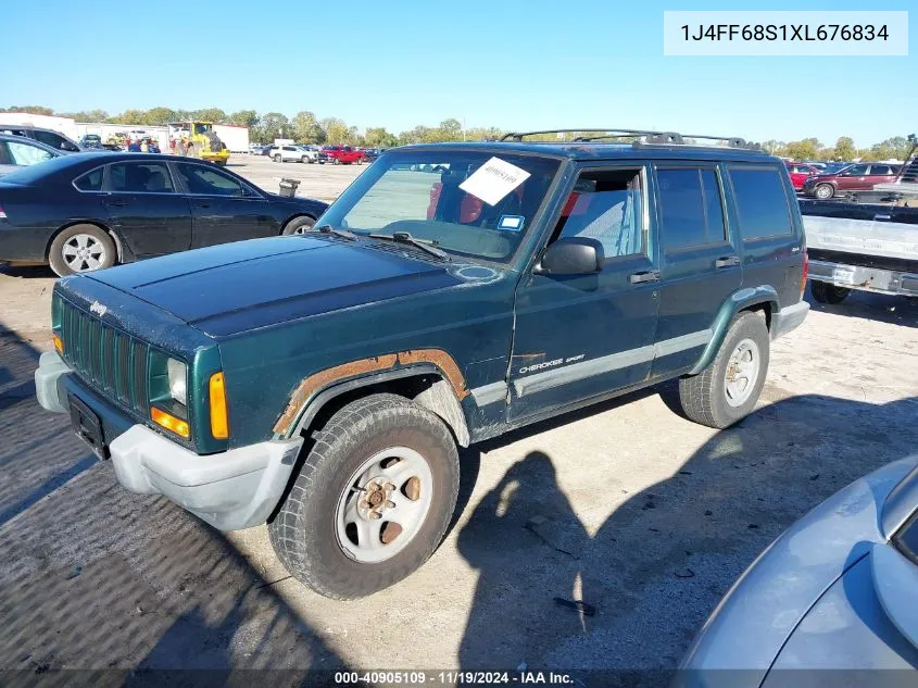 1999 Jeep Cherokee Classic/Sport VIN: 1J4FF68S1XL676834 Lot: 40905109