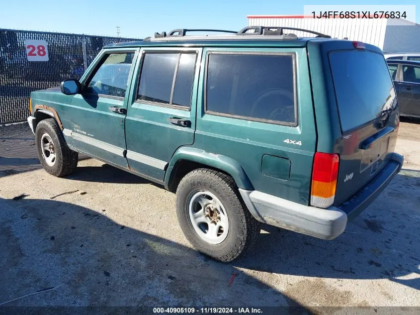 1999 Jeep Cherokee Classic/Sport VIN: 1J4FF68S1XL676834 Lot: 40905109