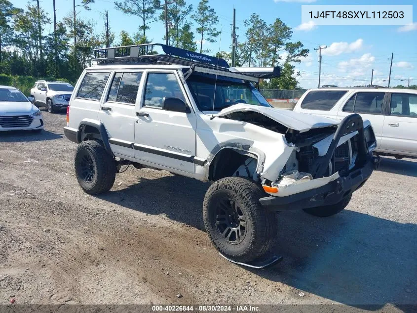 2000 Jeep Cherokee Sport VIN: 1J4FT48SXYL112503 Lot: 40226844