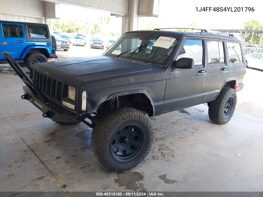 2000 Jeep Cherokee Sport VIN: 1J4FF48S4YL201796 Lot: 40315180