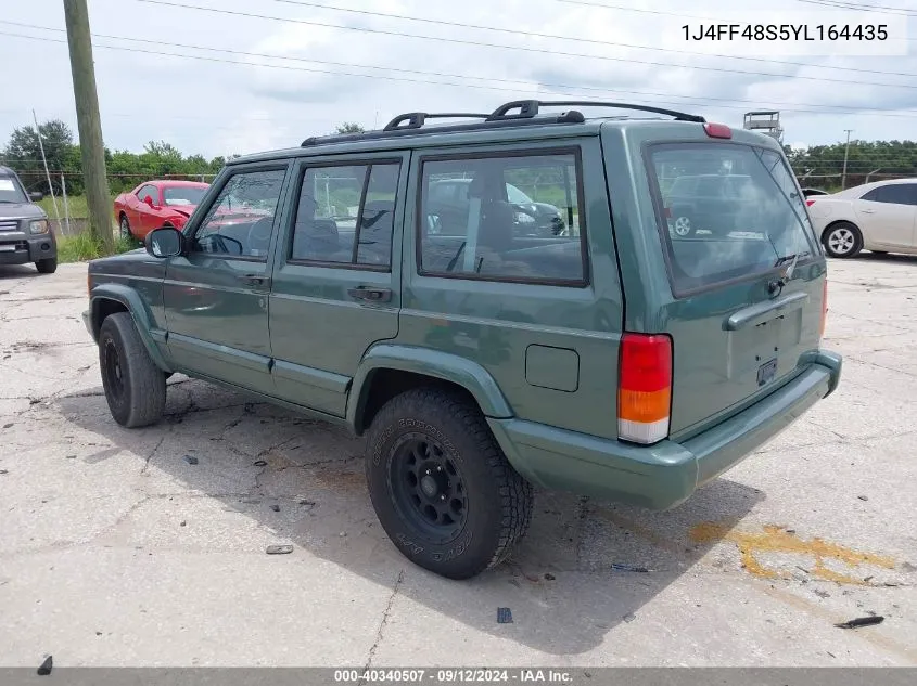 2000 Jeep Cherokee Sport VIN: 1J4FF48S5YL164435 Lot: 40340507