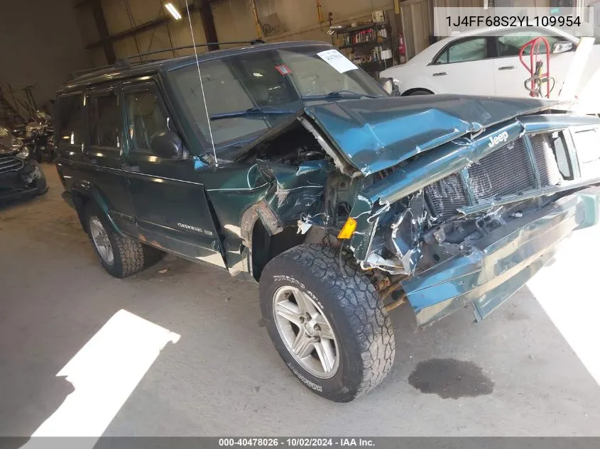 2000 Jeep Cherokee Limited VIN: 1J4FF68S2YL109954 Lot: 40478026