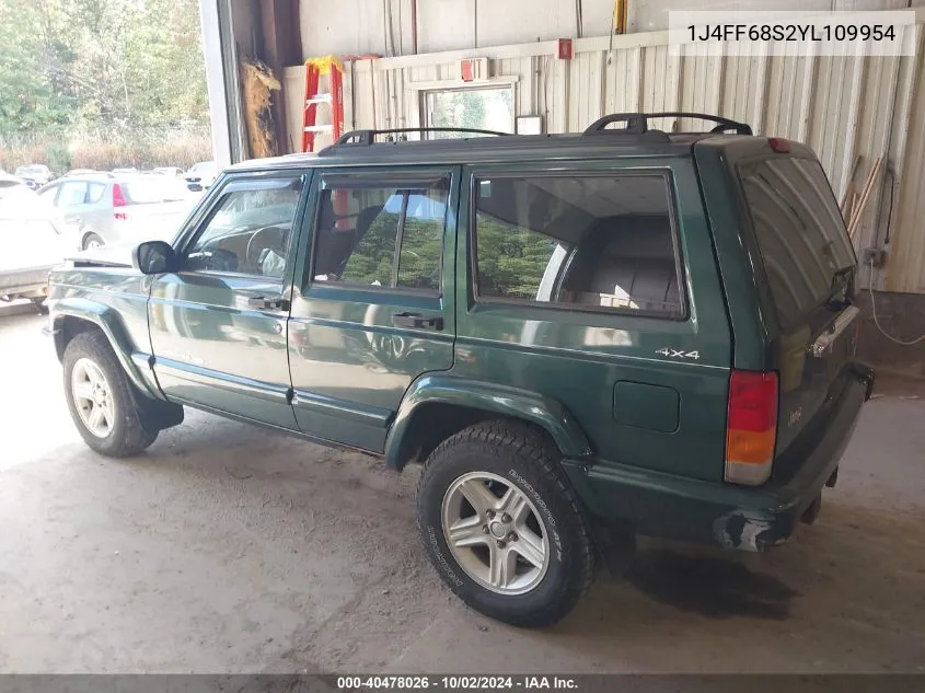 2000 Jeep Cherokee Limited VIN: 1J4FF68S2YL109954 Lot: 40478026