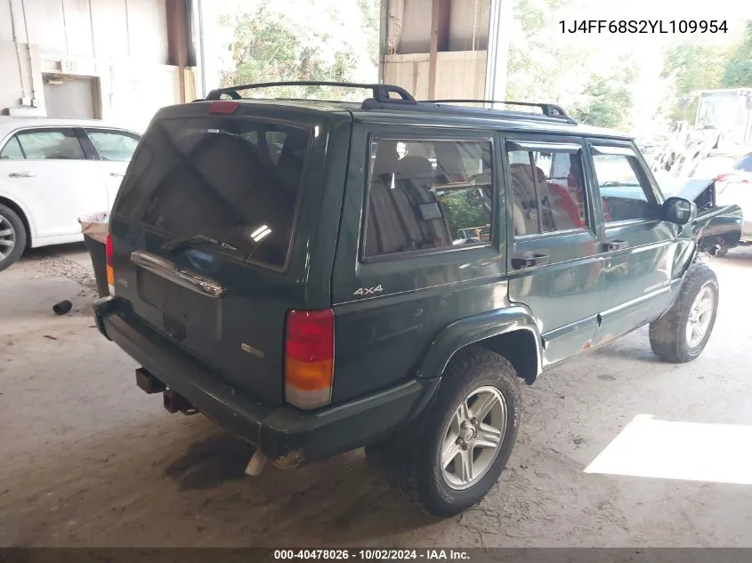 2000 Jeep Cherokee Limited VIN: 1J4FF68S2YL109954 Lot: 40478026