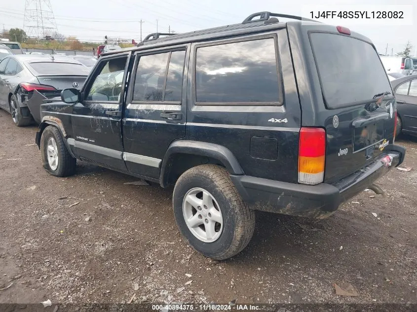 2000 Jeep Cherokee Sport VIN: 1J4FF48S5YL128082 Lot: 40894375