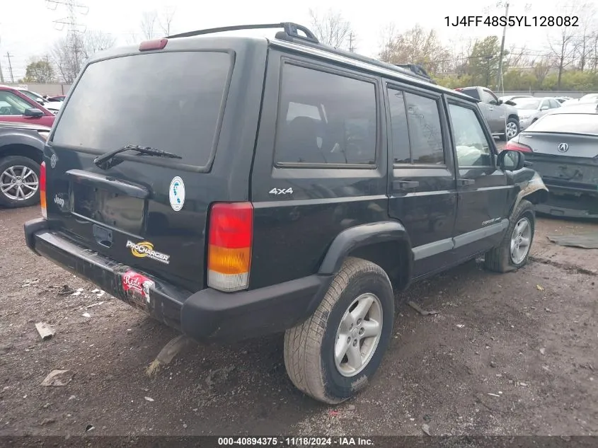 2000 Jeep Cherokee Sport VIN: 1J4FF48S5YL128082 Lot: 40894375