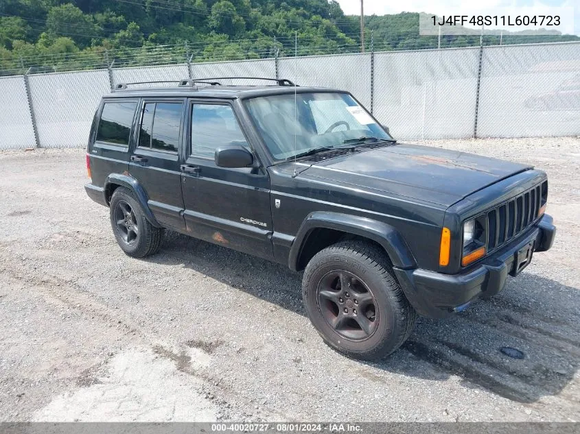 1J4FF48S11L604723 2001 Jeep Cherokee Sport