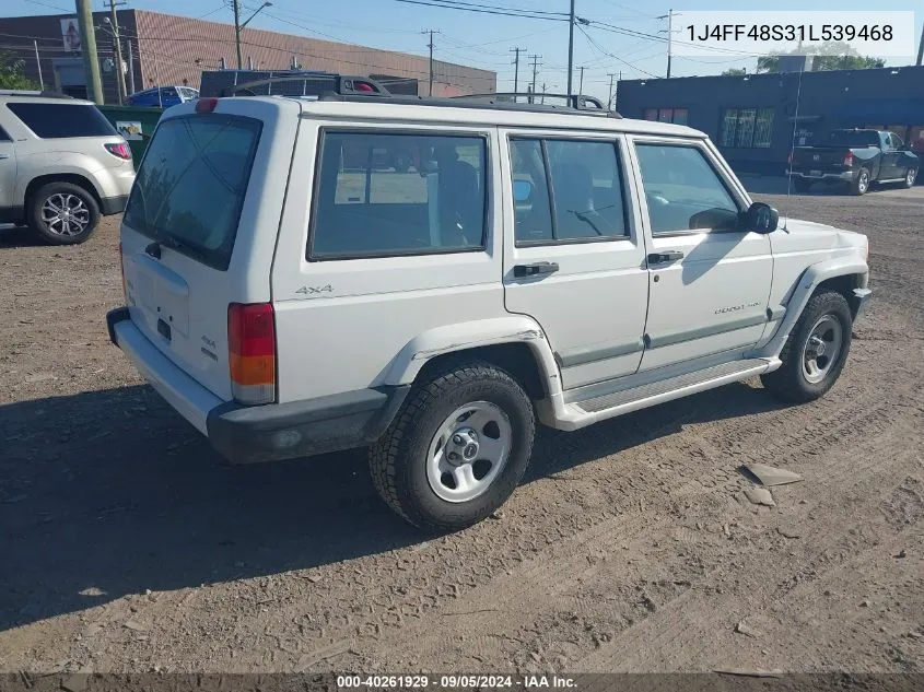 2001 Jeep Cherokee Sport VIN: 1J4FF48S31L539468 Lot: 40261929