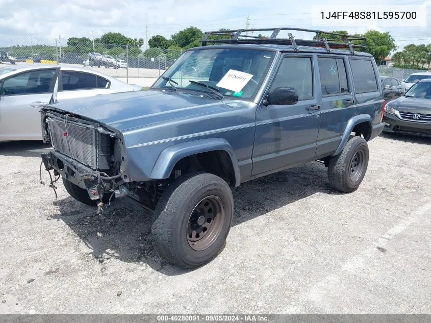 2001 Jeep Cherokee Sport VIN: 1J4FF48S81L595700 Lot: 40280091