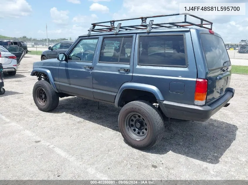 2001 Jeep Cherokee Sport VIN: 1J4FF48S81L595700 Lot: 40280091