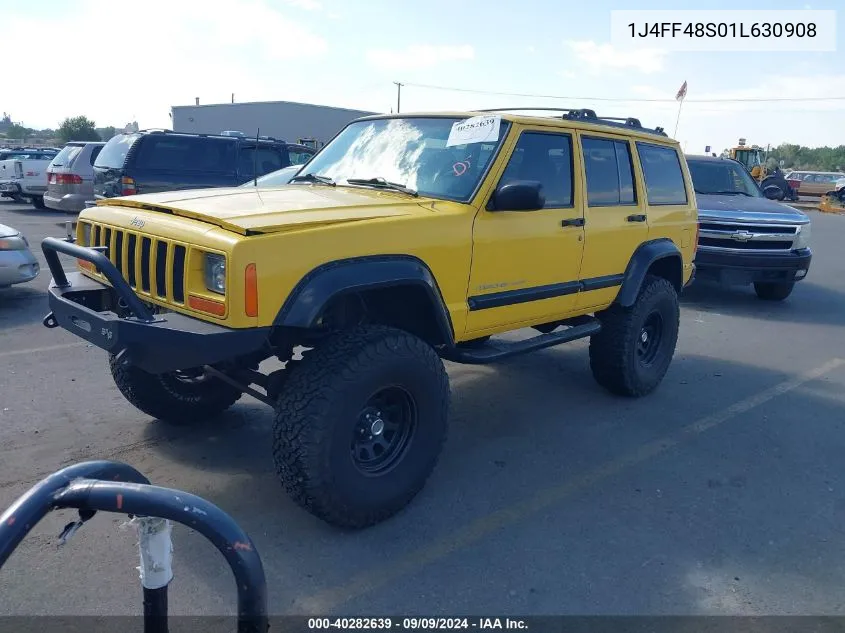 2001 Jeep Cherokee Sport VIN: 1J4FF48S01L630908 Lot: 40282639