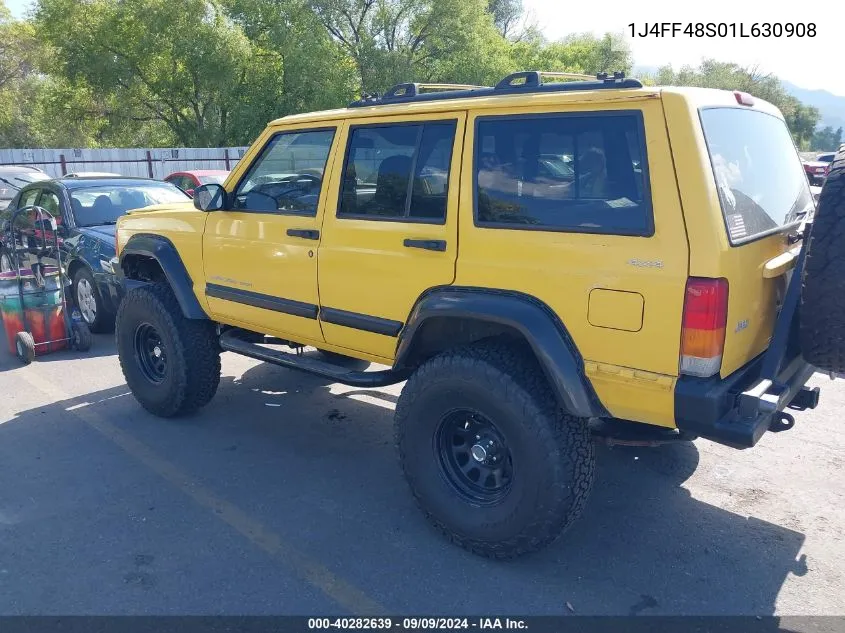 2001 Jeep Cherokee Sport VIN: 1J4FF48S01L630908 Lot: 40282639